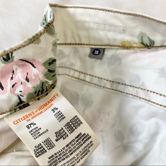 CITIZENS of Humanity Mandy High Rise Floral Skinny Jeans - Picture 8 of 10